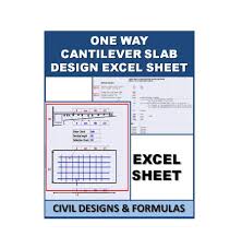 cantilever slab design excel sheet
