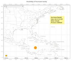 Journey Of Hurricane Sandy Animated Excel Chart Chandoo