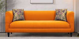 niki fabric 3 seater sofa in