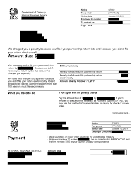irs tax notices letters