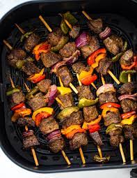 air fryer beef kabobs gimme delicious