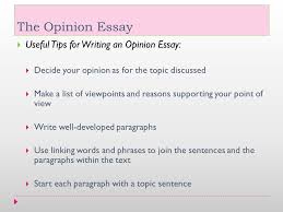 The Opinion Essay Ppt Video Online Download