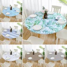 Elastic Round Tablecloth Patio