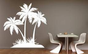 Island Palm Tree Wall Decal 3 Palm