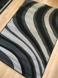 waves rug abstract design carpet runner