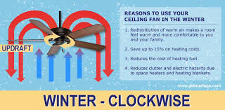 ceiling fan spin in summer and winter