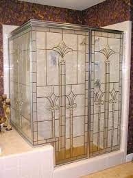 Art Deco Bathroom Bathroom Shower Panels