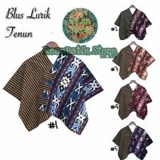 Cari produk kain tenun lainnya di tokopedia. Jual Blouse Wanita Motif Lurik Tenun Kota Surakarta Rds Clothes Tokopedia