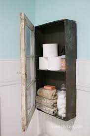 Diy Bathroom Cabinet Vintage