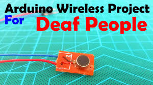 deaf people arduino wireless project