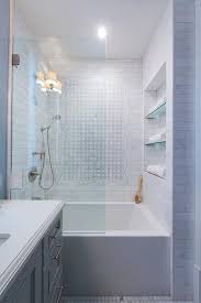 Drop In Bathtub With Glass Partition