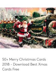 Santa Expres Eapress 50 Merry Christmas Cards 2018