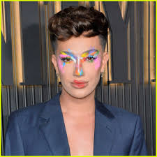 james charles unveils painted makeup