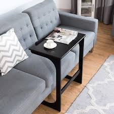 Costway Adjustable Tv Tray C Shape Sofa