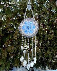 Garden Plate Flower Wind Chime Color