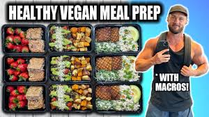 healthy delicious vegan meal prep