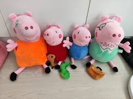 peppa pig family soft toy hobbies