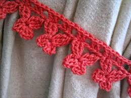 free patterns for crochet curtain tie backs