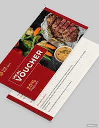 meal voucher template in word free