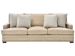 bernhardt cantor top grain leather sofa