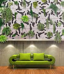 Modular Concrete Green Wall Tiles For