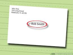 How To Label An Envelope Wikihow