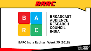 Barc India Ratings Week 39 2018