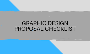 graphic design proposal checklist