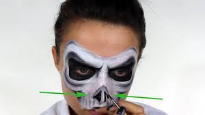 how to face paint a skull 14 steps