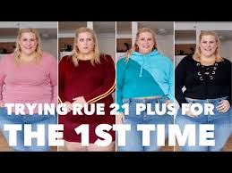 Affordable Plus Size Haul Try On First Time Trying Rue 21