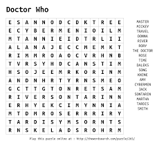 We would like to show you a description here but the site won't allow us. Doctor Who Word Search Word Find Kids Word Search Word Puzzles