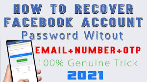 How to recover facebook account without phone number. How To Recover Facebook Account Without Email And Phone Number 2021 Trick Youtube