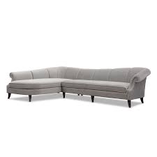 left sectional sofa opal grey