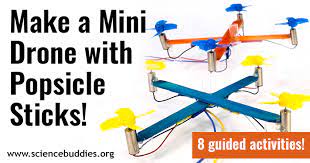 popsicle stick drone science project