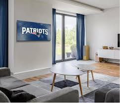 New England Patriots Glass Wall Art