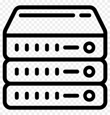 Set of computer components line icons. Raid Server Icon Free Transparent Png Clipart Images Download
