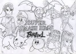 Check out this fun super smash brothers ultimate coloring page. Smash Brothers Coloring Pages Coloring Home