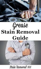 grease stain removal guide removing