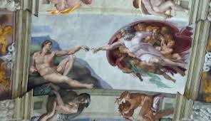 Ceiling of the Sistine Chapel  article    Khan Academy The characters so beautifully recreate the Genesis in the Sistine Chapel by  Michelangelo were staged with their bodies fully naked  as was customary in  the    