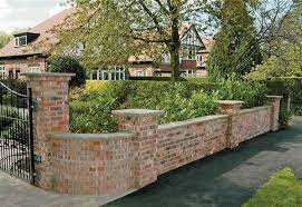 brick wall gardens garden wall designs