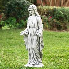 H Mgo Mary Garden Statue