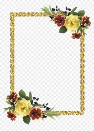 border design flower frame borders