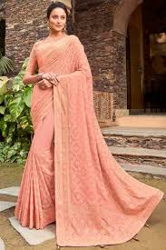 It can be easily incorporated into your life, starting with your the peach color psychology and interior design. Buy Georgette Party Wear Saree In Light Peach Color Online Sarv06442 Andaaz Fashion