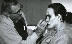 brandon lee in the makeup chair on the