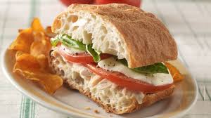 Chicken Sandwiches with Fresh Mozzarella and Tomato Slices » Recipes »  Backyard Farms
