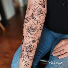 Chik tattoo - 3 roses sur l'avant-bras, tattoo de 4:30 aimez vous ça??? |  Facebook
