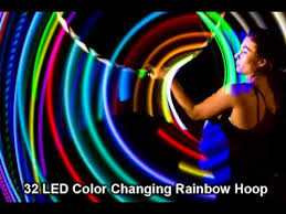 32 Led Glow Hula Hoop Demo By Trick Concepts Youtube