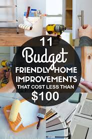 11 Diy Budget Friendly Home Improvements That Cost Less Than 100