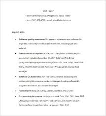 Php Developer Resume Template 9 Download Free Documents