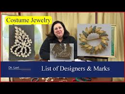 list of costume jewelry designers and